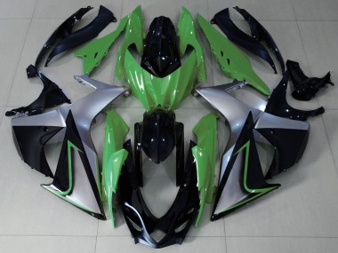 2009-2016 Green Silver Black Suzuki GSXR 1000 Motorcycle Fairings Australia