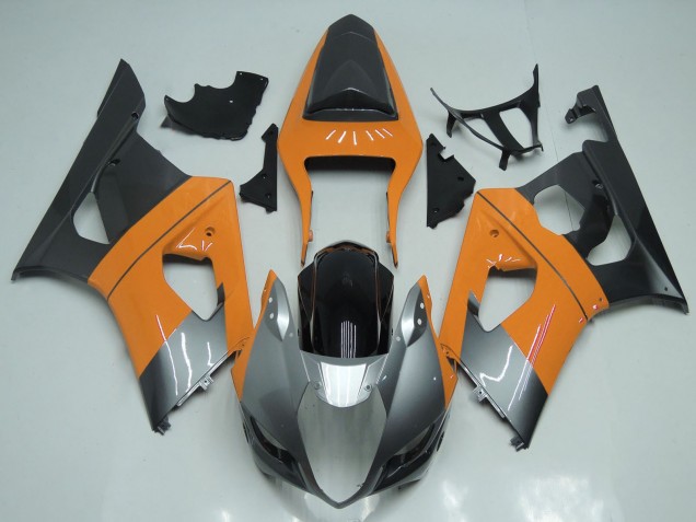 2003-2004 Light Orange Silver Black Suzuki GSXR 1000 Motorcycle Fairings Australia