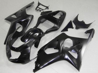 2000-2002 Matte Black Suzuki GSXR 1000 Motorcycle Fairings Australia
