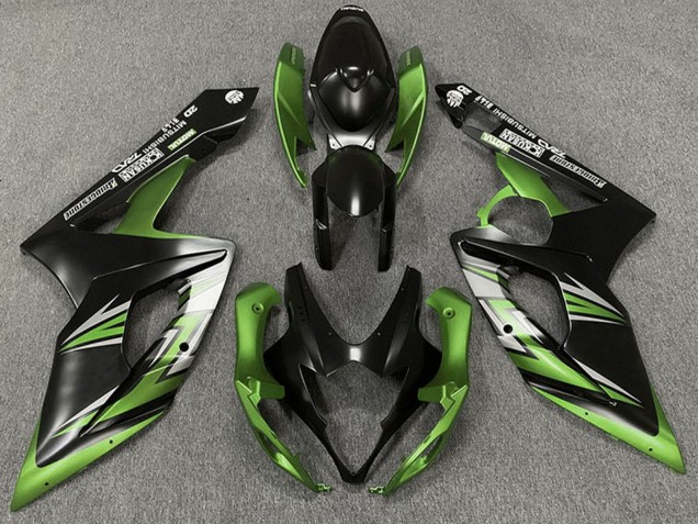 2005-2006 Matte Black Green Suzuki GSXR 1000 Motorcycle Fairing Australia