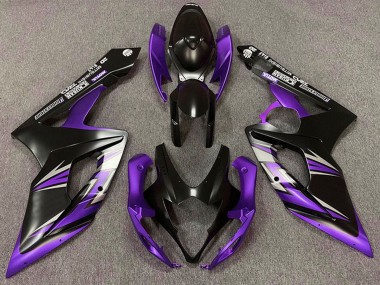 2005-2006 Matte Black Purple Suzuki GSXR 1000 Motorcycle Fairing Australia