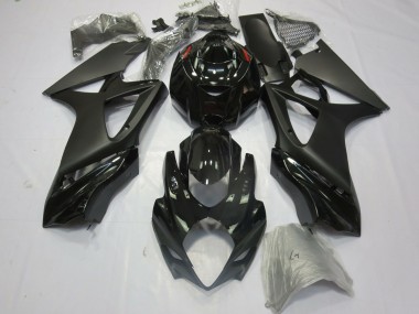 2007-2008 Glossy Black Matte Black Suzuki GSXR 1000 Motorcycle Fairings Australia