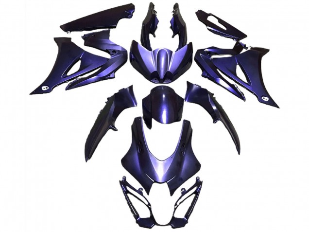 2017-2025 Matte Blue Suzuki GSXR 1000 Motorcycle Fairings Australia