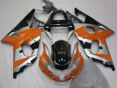 2000-2002 Orange Silver Glossy Black OEM Style Suzuki GSXR 1000 Motorcycle Fairings Australia