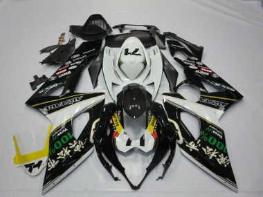2005-2006 White Black Yellow Red GREEN RockStar Suzuki GSXR 1000 Motorcycle Fairings Australia