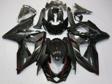 2009-2016 Glossy Black Red Suzuki GSXR 1000 Motorcycle Fairings Australia