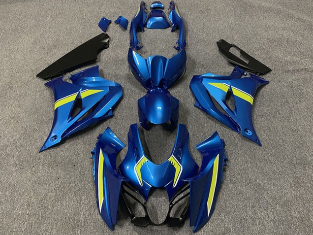 2017-2024 Blue Yellow Style Suzuki GSXR 1000 Motorcycle Fairings Australia