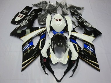 2005-2006 White Blue Black Yellow Viru Suzuki GSXR 1000 Motorcycle Fairings Australia
