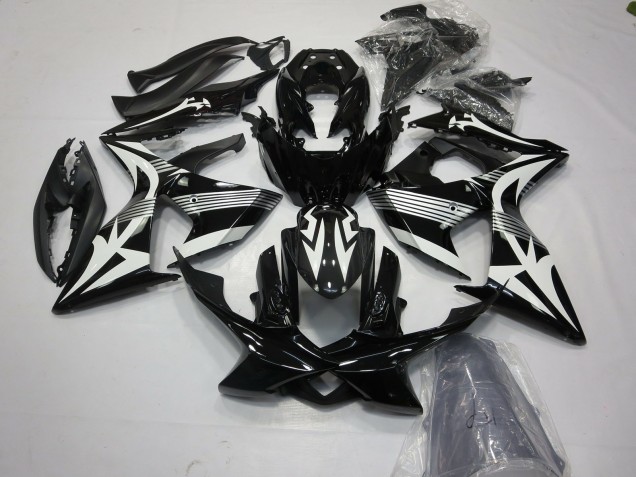 2009-2016 White Black Suzuki GSXR 1000 Motorcycle Fairings Australia