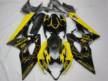2005-2006 Yellow Black Corona Alstare Suzuki GSXR 1000 Motorcycle Fairings Australia