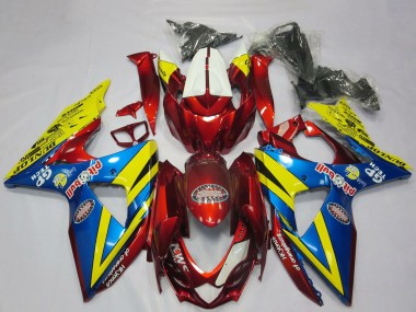 2009-2016 Yellow Red Blue Suzuki GSXR 1000 Motorcycle Fairings Australia