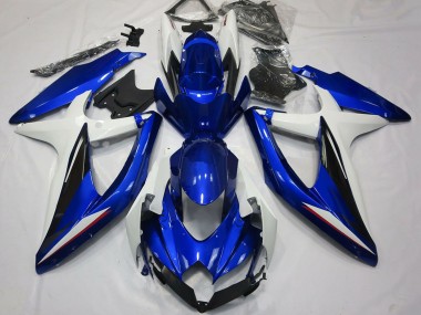 2008-2010 White Blue Black Suzuki GSXR 600 / GSXR 750 Motorcycle Fairings Australia