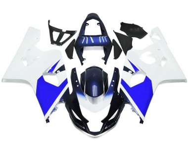 2004-2005 White Blue Suzuki GSXR 600 / GSXR 750 Motorcycle Fairings Australia