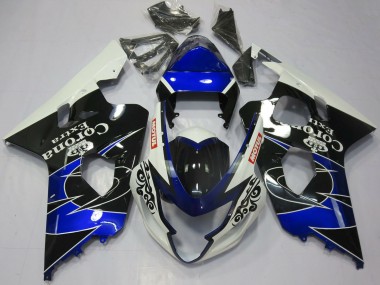 2004-2005 White Blue Black Corona Motul Suzuki GSXR 600 / GSXR 750 Motorcycle Fairings Australia