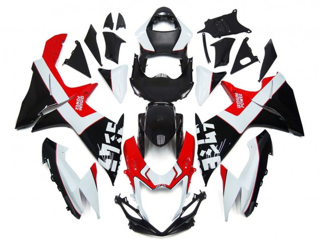 2011-2024 White Red Glossy Black Suzuki GSXR 600 / GSXR 750 Motorcycle Fairings Australia