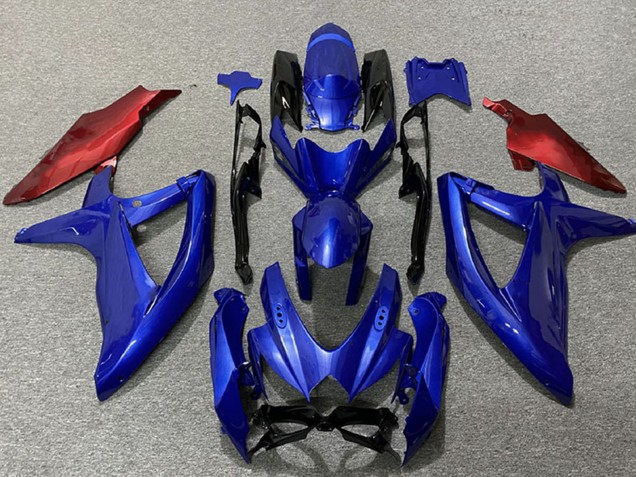2008-2010 Blue Red Suzuki GSXR 600 / GSXR 750 Motorcycle Fairings Australia