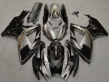 2006-2007 Dark Silver Glossy Black Suzuki GSXR 600 / GSXR 750 Motorcycle Fairings Australia