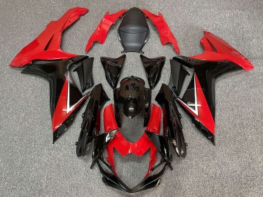 2011-2024 Red Glossy Black Suzuki GSXR 600 / GSXR 750 Abs Motorcycle Fairing Australia