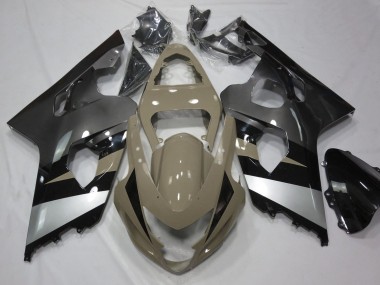 2004-2005 Desert Tan Silver Black Suzuki GSXR 600 / GSXR 750 Motorcycle Fairings Australia