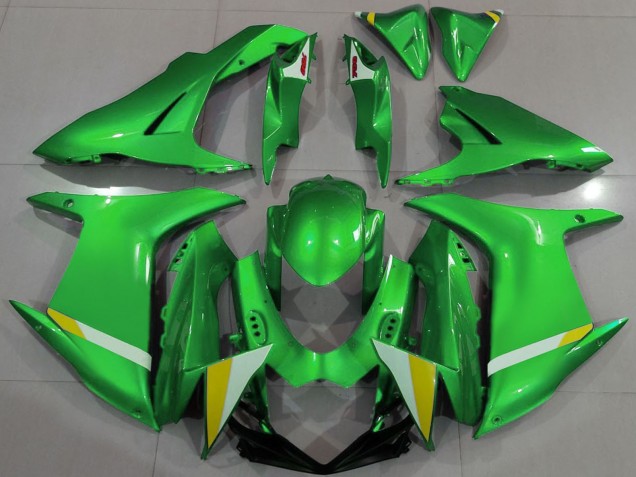 2011-2024 Green White Yellow Suzuki GSXR 600 / GSXR 750 Motorcycle Fairings Australia