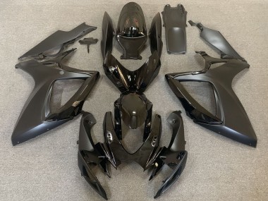 2006-2007 Glossy Black Matte Black Suzuki GSXR 600 / GSXR 750 Motorcycle Fairings Australia