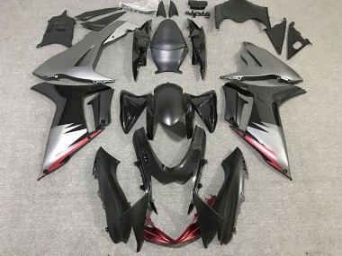 2011-2024 Grey Silver Glossy Black Suzuki GSXR 600 / GSXR 750 Motorcycle Fairings Australia