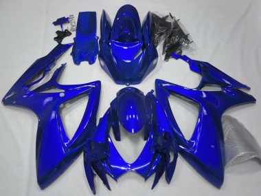 2006-2007 Glossy Blue Plain Suzuki GSXR 600 / GSXR 750 Motorcycle Fairings Australia