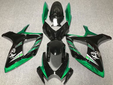 2006-2007 Green Glossy Black Suzuki GSXR 600 / GSXR 750 Motorcycle Fairings Australia