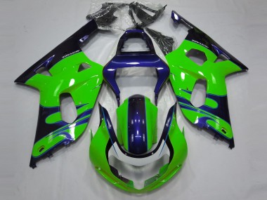 2001-2003 Green Blue Black Suzuki GSXR 600 / GSXR 750 Motorcycle Fairings Australia