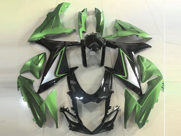 2011-2024 Green Glossy Black Suzuki GSXR 600 / GSXR 750 Motorcycle Fairings Australia