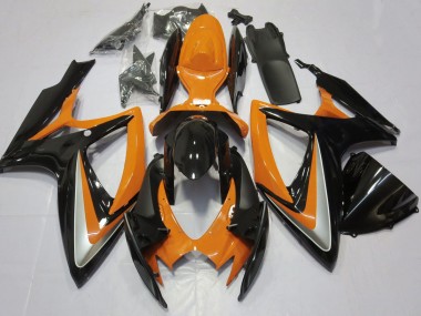 2006-2007 Orange Glossy Black Suzuki GSXR 600 / GSXR 750 Motorcycle Fairing Australia