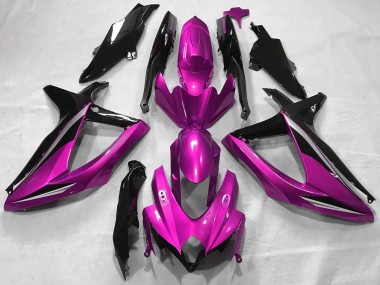 2008-2010 Pink Glossy Black Suzuki GSXR 600 / GSXR 750 Motorcycle Fairings Australia