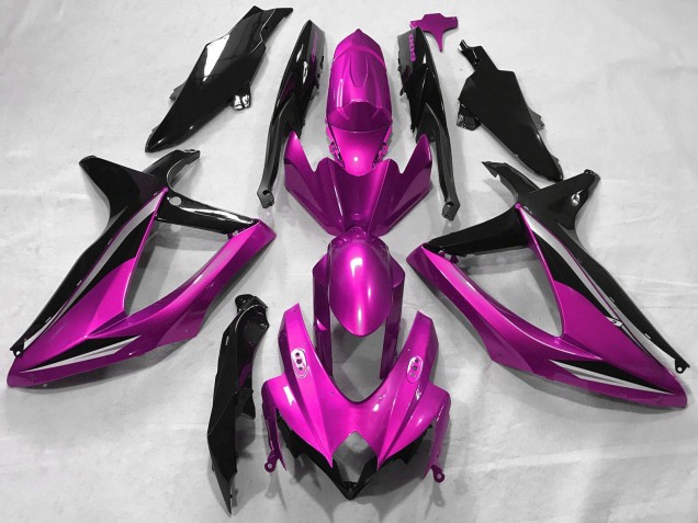 2008-2010 Pink Glossy Black Suzuki GSXR 600 / GSXR 750 Motorcycle Fairings Australia