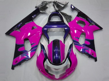 2001-2003 Pink Glossy Blue Suzuki GSXR 600 / GSXR 750 Motorcycle Fairings Australia