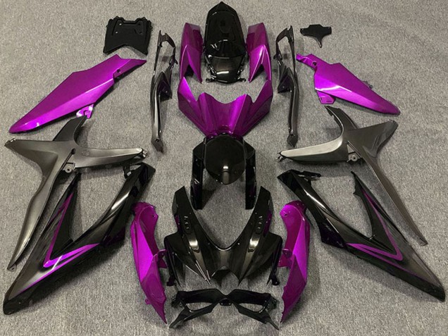 2008-2010 Pink Glossy Black Matte Black Suzuki GSXR 600 / GSXR 750 Motorcycle Fairings Australia