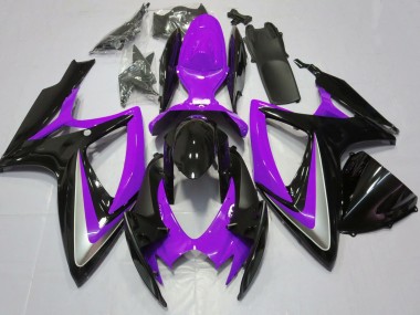 2006-2007 Purple Glossy Black Suzuki GSXR 600 / GSXR 750 Motorcycle Fairings Australia