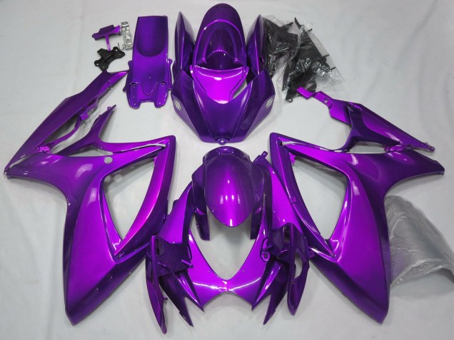 2006-2007 Plain Glossy Purple Suzuki GSXR 600 / GSXR 750 Motorcycle Fairings Australia
