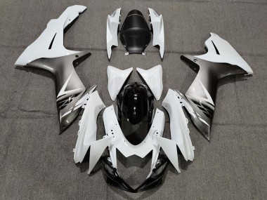 2011-2024 White Grey Black Suzuki GSXR 600 / GSXR 750 Motorcycle Fairings Australia