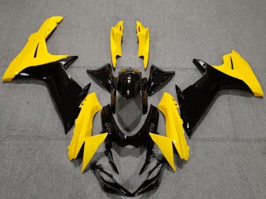 2011-2024 Yellow Glossy Black Suzuki GSXR 600 / GSXR 750 Motorcycle Fairings Australia