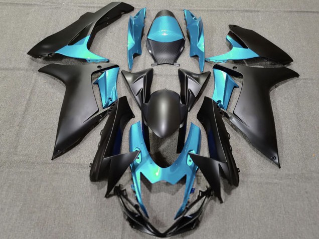 2011-2024 Light Blue Matte Black Suzuki GSXR 600 / GSXR 750 Motorcycle Fairings Australia