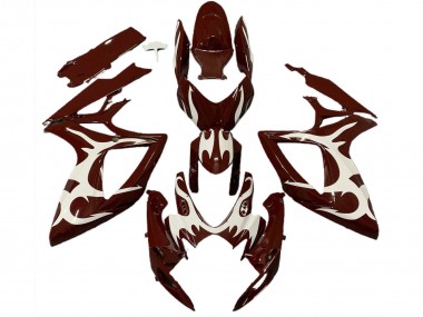2006-2007 Maroon Red White Suzuki GSXR 600 / GSXR 750 Motorcycle Fairings Australia