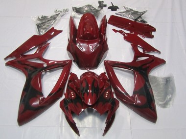 2006-2007 Maroon Red Suzuki GSXR 600 / GSXR 750 Motorcycle Fairings Australia