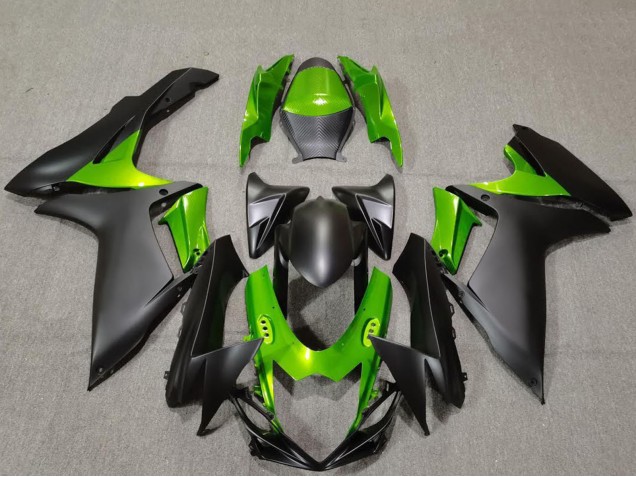 2011-2024 Green Matte Black Suzuki GSXR 600 / GSXR 750 Motorcycle Fairings Australia