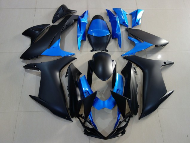 2011-2024 Blue Matte Black Suzuki GSXR 600 / GSXR 750 Motorcycle Fairings Australia