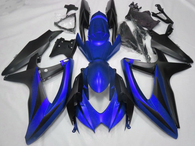 2008-2010 Blue Matte Black Suzuki GSXR 600 / GSXR 750 Motorcycle Fairings Australia