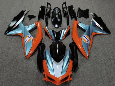 2008-2010 Orange Blue Black Gulf Suzuki GSXR 600 / GSXR 750 Motorcycle Fairings Australia