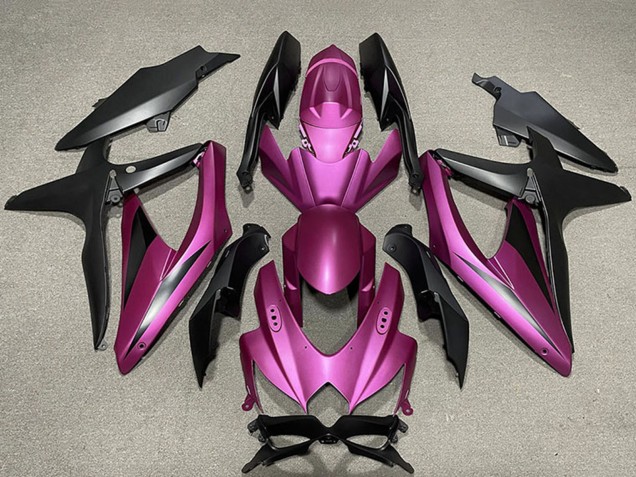 2008-2010 Purple Matte Black Suzuki GSXR 600 / GSXR 750 Motorcycle Fairings Australia