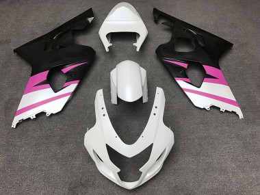 2004-2005 White Pink Matte Black Suzuki GSXR 600 / GSXR 750 Motorcycle Fairings Australia