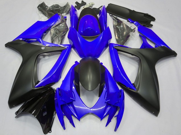 2006-2007 Blue Matte Black Suzuki GSXR 600 / GSXR 750 Motorcycle Fairings Australia