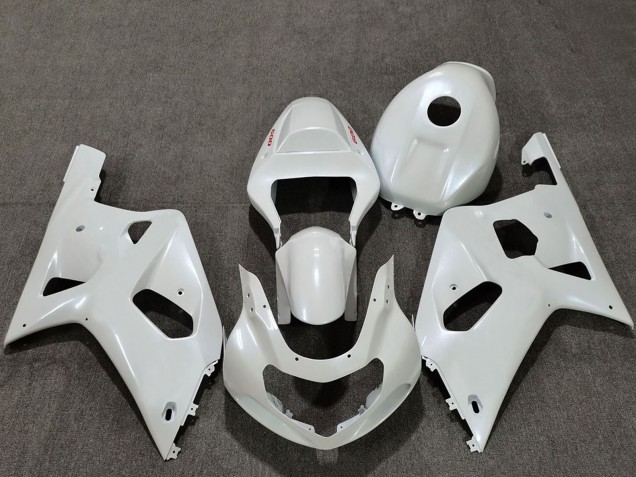 2001-2003 Pearl White Suzuki GSXR 600 / GSXR 750 Motorcycle Fairings Australia